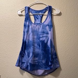 Blue & Purple Athleta Workout Tank Top